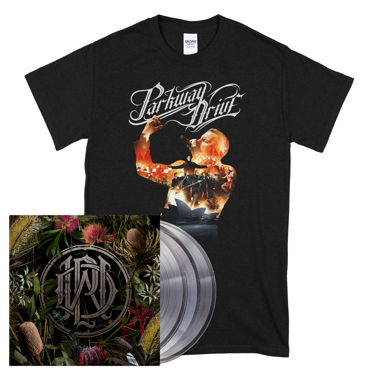 HOME - Live at the Sydney Opera House | 3xCrystal Clear Vinyl+T-Shirt Bundle