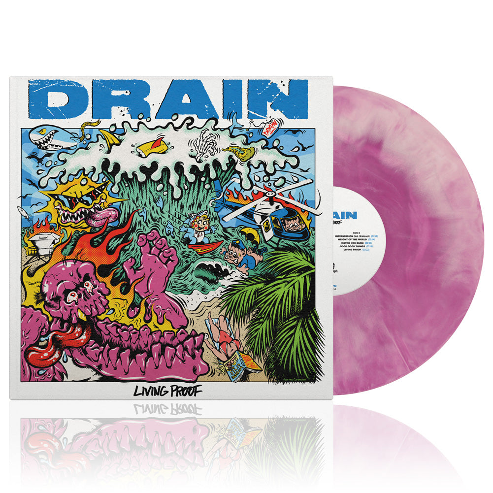 Drain (Living Proof) White & Purple Galaxy Vinyl