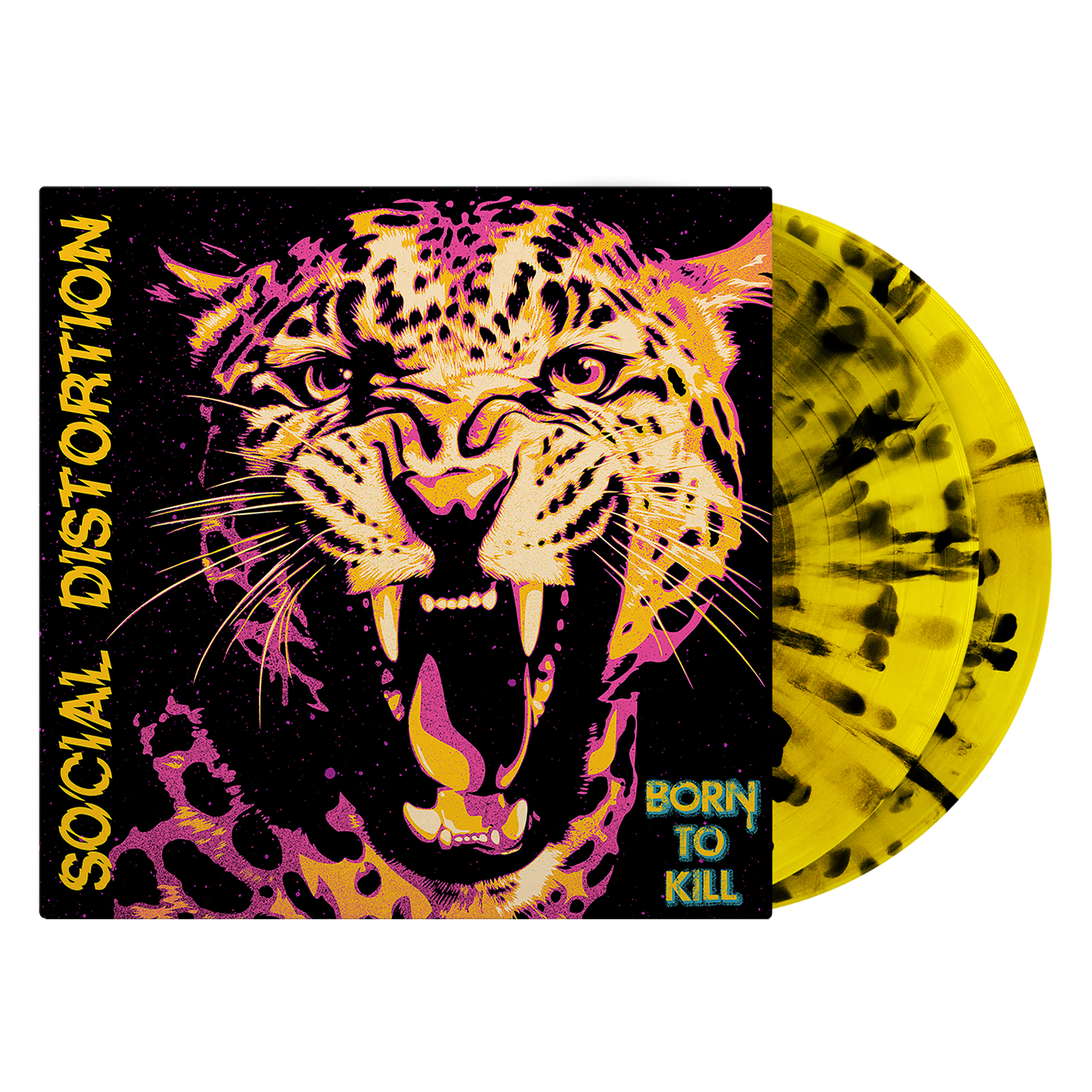 Social Distortion (Born To Kill) 2xYellow w/Black Splatter Vinyl